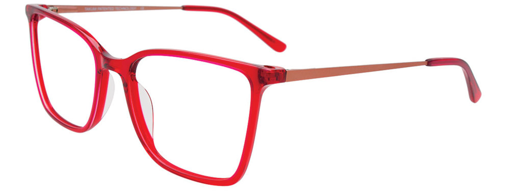 TAKUMI TK1271 Eyeglasses 030 Transparent Red Pink Gold 53mm