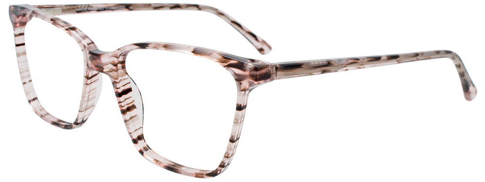 TAKUMI TK1276 Eyeglasses 010 Pink & Brown Stripes 55mm