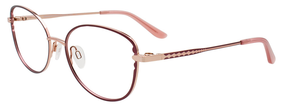 EASYCLIP EC690 Eyeglasses 030 Pink & Pink Gold 52mm