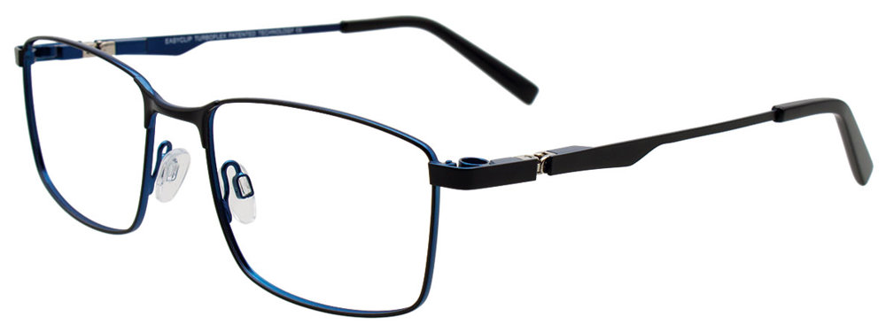 EASYCLIP EC694 Eyeglasses 090 Black& Blue 54mm