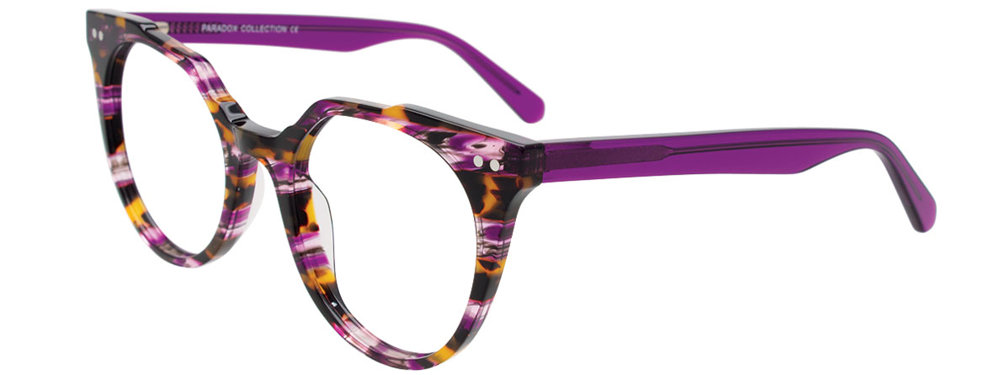 PARADOX P5092 Eyeglasses 080 Tr. Purple & St. Tor 50mm