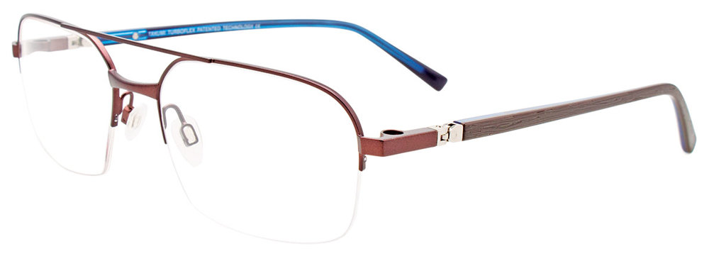 TAKUMI TK1194 Eyeglasses 010 Satin Brown Blue 56mm