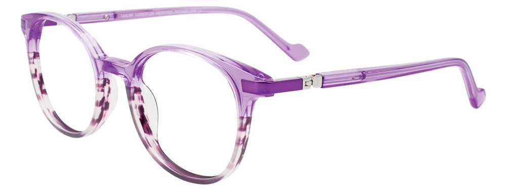 TAKUMI TK1234 Eyeglasses 080 Crystal Purple Striped Purple 45mm
