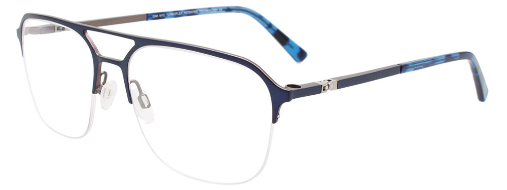 OAK NYC O3012 Eyeglasses 050 Matt Blue 56mm