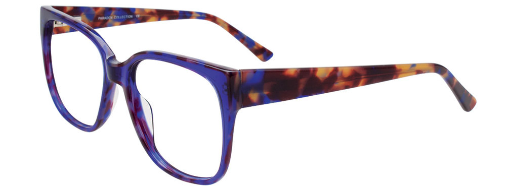 PARADOX P5081 Eyeglasses 050 Crystal Blue & Blue Tortoise Blue Tortoise 52mm