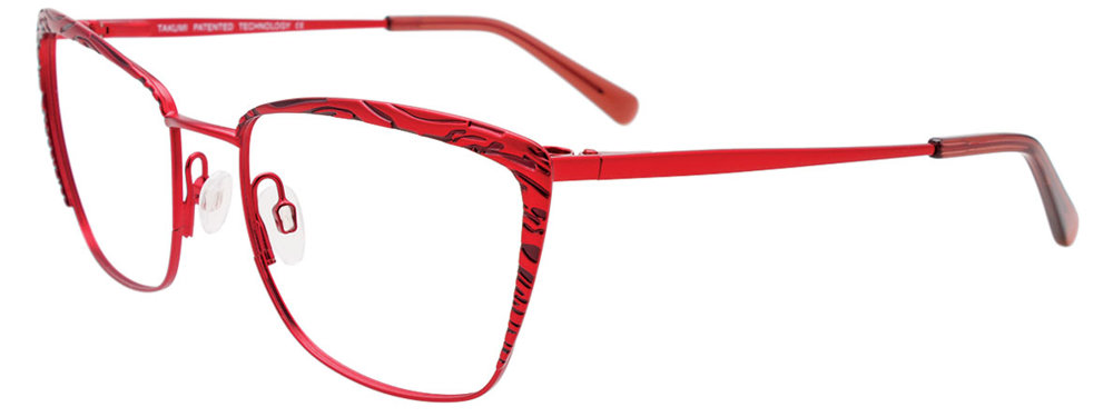 TAKUMI TK1201 Eyeglasses 035 Red & Wine Red 55mm