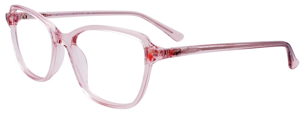 EASYCLIP EC585 Eyeglasses 030 Crystal Pink& Marbled 54mm