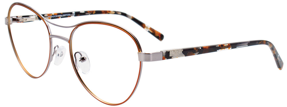 PARADOX P5078 Eyeglasses 010 Satin Copper & Shiny Grey 53mm