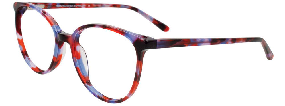 TAKUMI TK1296 Eyeglasses 080 Red & Blue 51mm