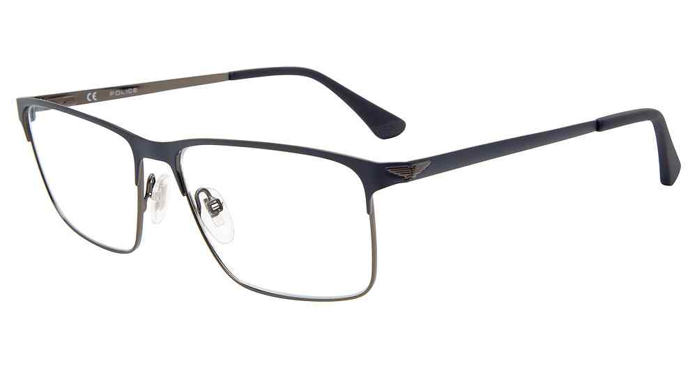 POLICE OPTICAL VPLD06M Eyeglasses BLUE-0K53 56mm