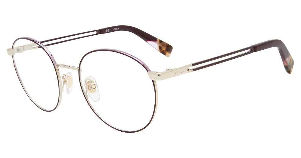 FURLA OPTICAL VFU505 Eyeglasses PURPLE-0SNA 50mm