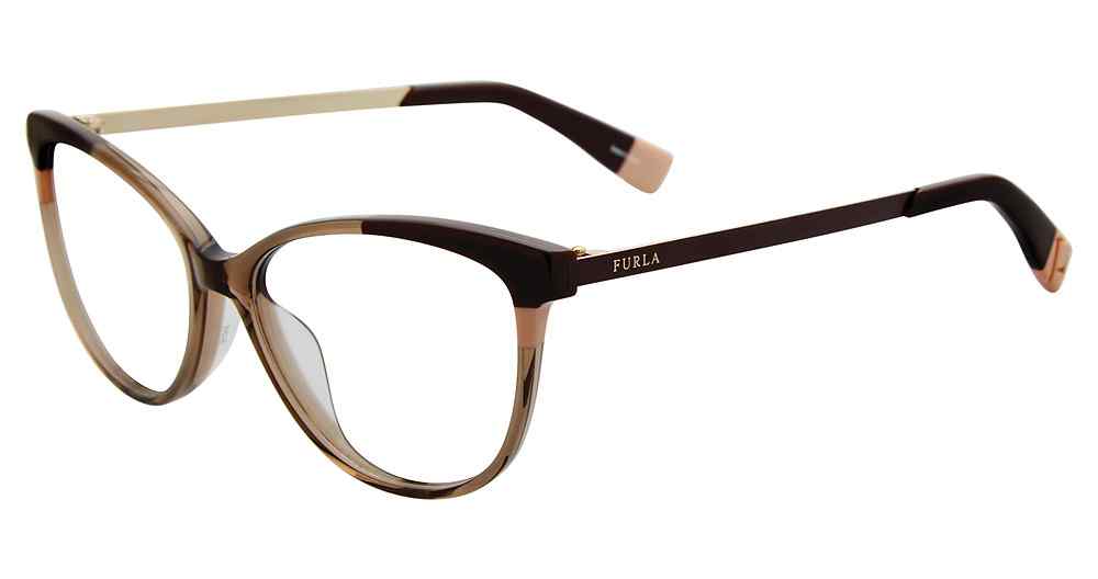 FURLA OPTICAL VFU134 Eyeglasses WHITE-0ALV 53mm