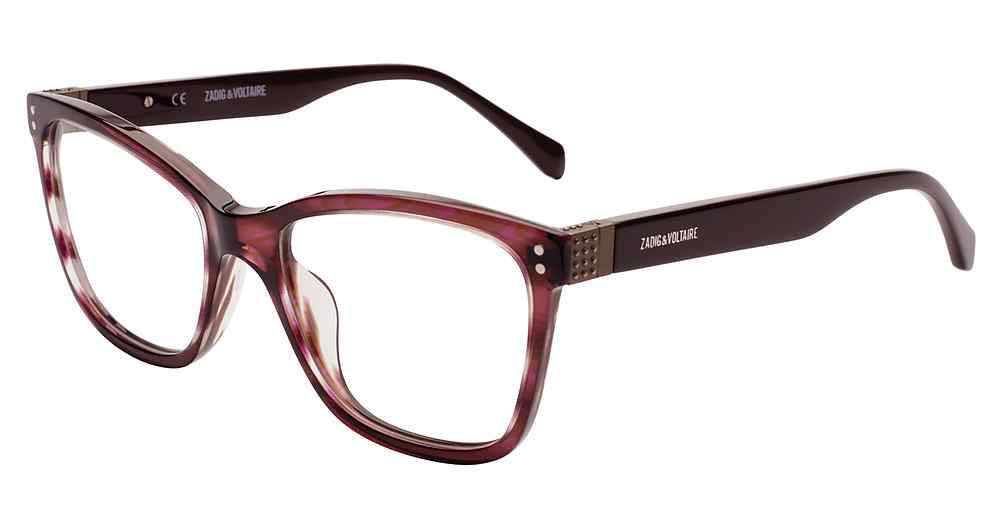 ZADIG & VOLTAIRE OPTICAL VZV200 Eyeglasses PURPLE-01EW 53mm