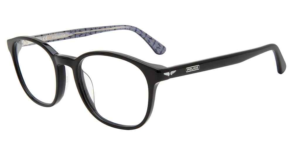 POLICE OPTICAL VPLD04 Eyeglasses BLACK-0700 51mm