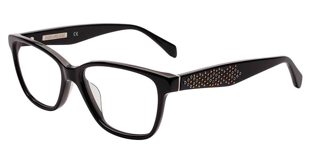 ZADIG & VOLTAIRE OPTICAL VZV179 Eyeglasses BLACK-700 54mm