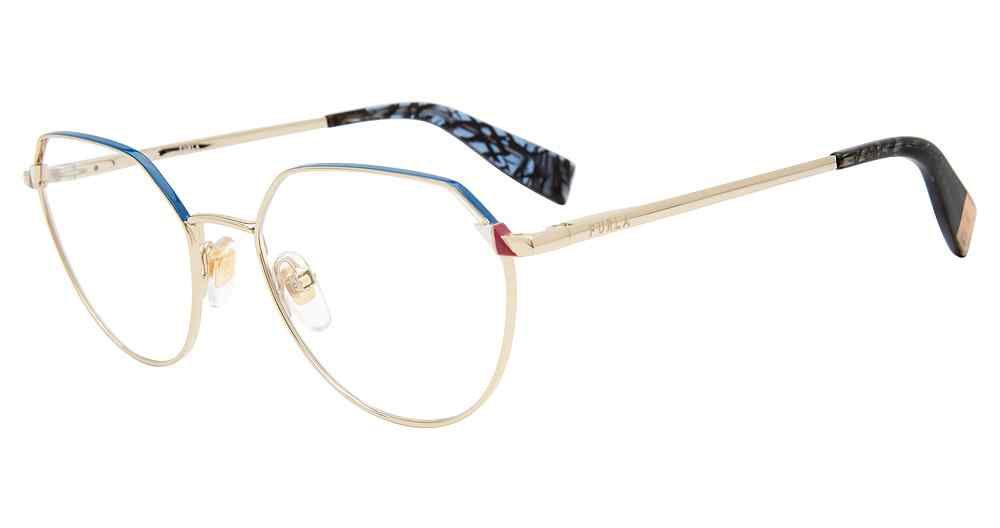 FURLA OPTICAL VFU502 Eyeglasses GOLD-0SNA 52mm