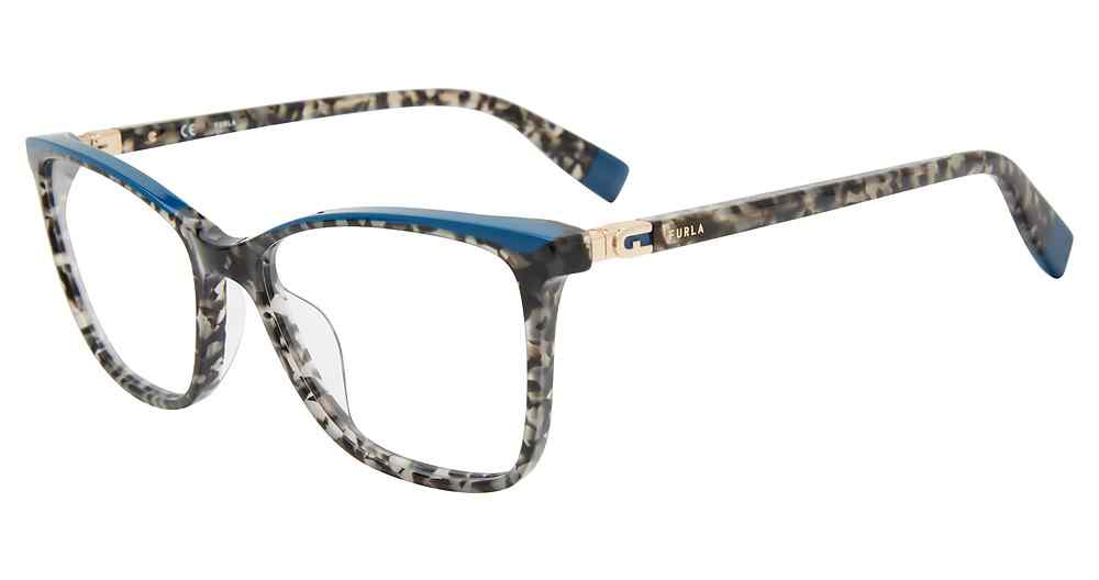 FURLA OPTICAL VFU498V Eyeglasses TORTOISE-09SX 53mm