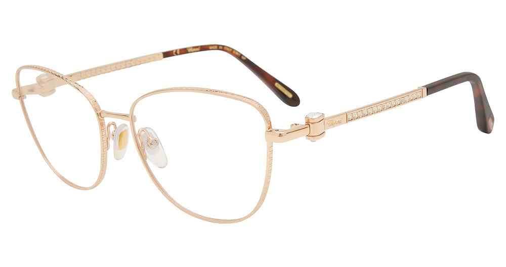 CHOPARD OPTICAL VCHF17S Eyeglasses GOLD-08FC 54mm