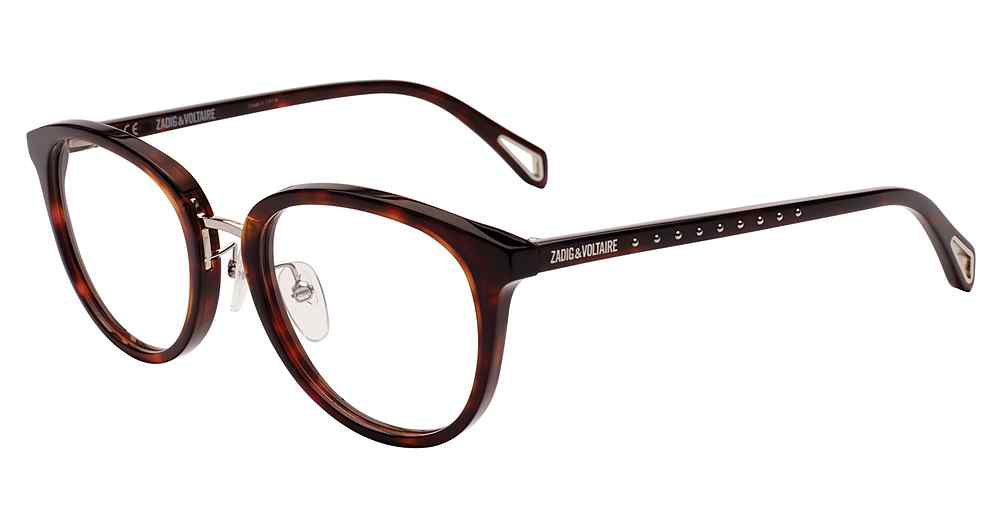 ZADIG & VOLTAIRE OPTICAL VZV268 Eyeglasses BROWN-714 51mm