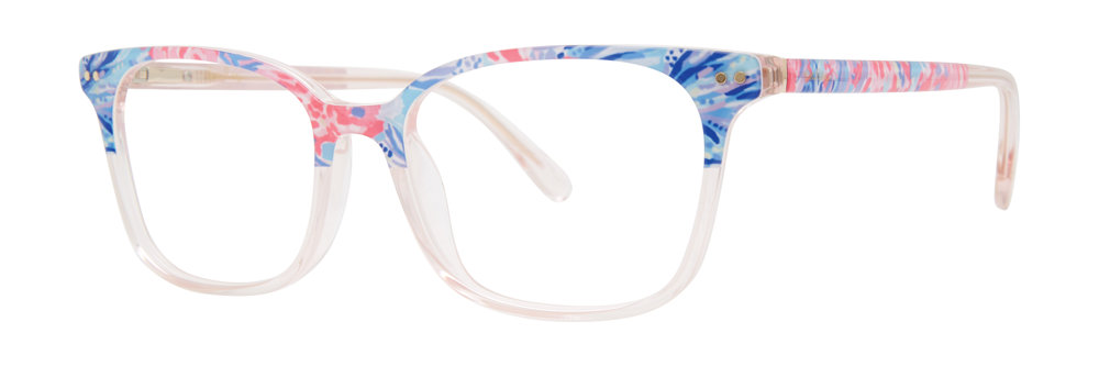 Lilly Pulitzer Alexa Eyeglasses Fan-Sea-Pants 52mm