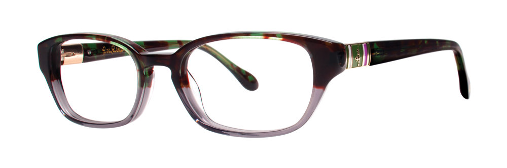 Lilly Pulitzer (Closeout) Alanis Eyeglasses Green-Tortoise 47mm