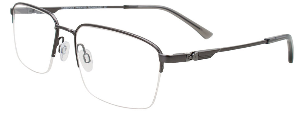 TURBOFLEX OPT. TX167 Eyeglasses 020 Dark Steel 56mm