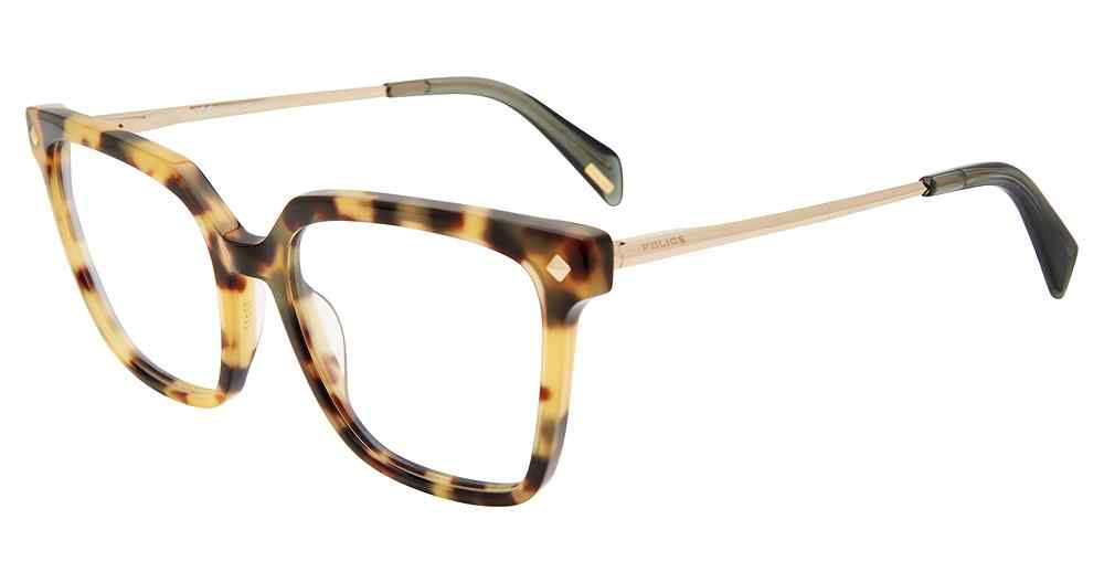 POLICE OPTICAL VPLD26 Eyeglasses TORTOISE-0777 52mm