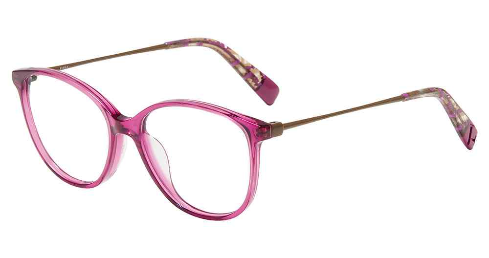 FURLA OPTICAL VFU201 Eyeglasses PURPLE-01F5 52mm