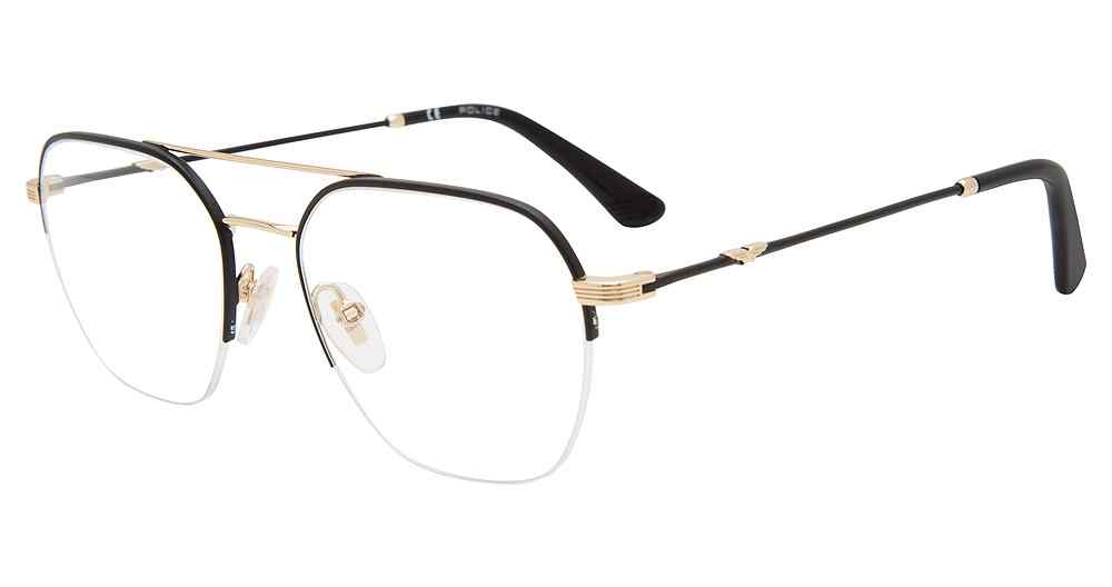POLICE OPTICAL VPLD02 Eyeglasses GOLD-0302 52mm