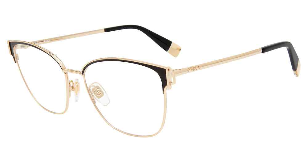 FURLA OPTICAL VFU443 Eyeglasses GOLD-0302 55mm