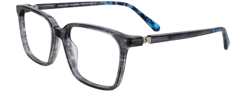 TURBOFLEX OPT. TX166 Eyeglasses 020 Grey Transparent 52mm
