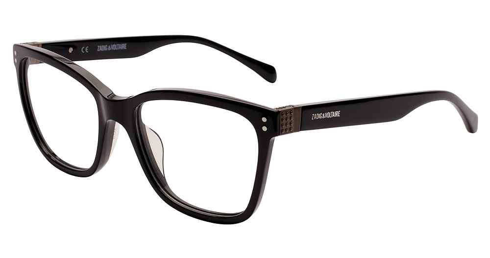 ZADIG & VOLTAIRE OPTICAL VZV200 Eyeglasses BLACK-700 53mm