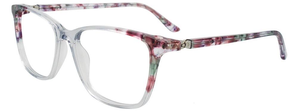 EASYCLIP EC711 Eyeglasses 030 Light Pink & Multicolor 54mm