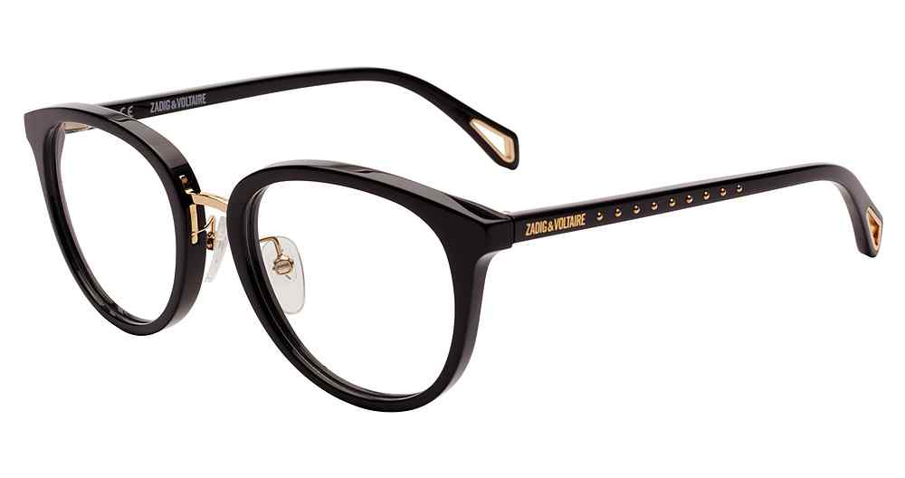 ZADIG & VOLTAIRE OPTICAL VZV268 Eyeglasses BLACK-700 51mm