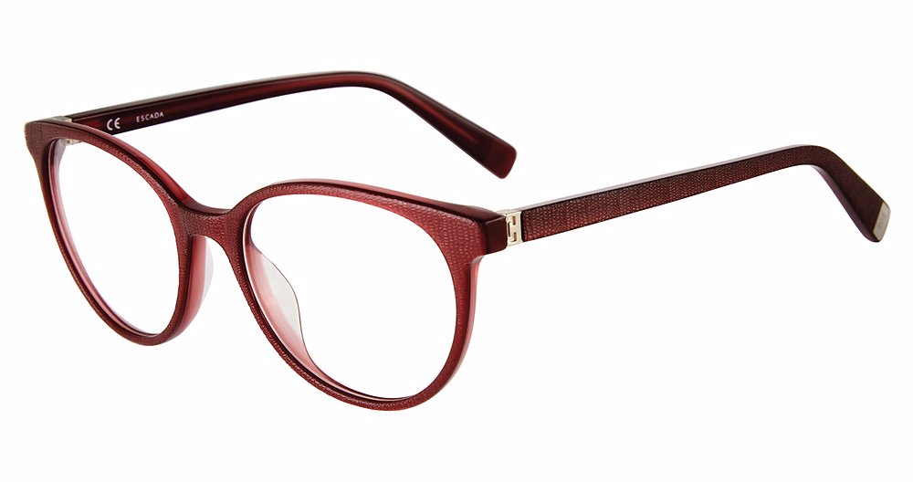 ESCADA OPTICAL VESA03 Eyeglasses DARK-BORDEAUX+MARC-07M2 51mm