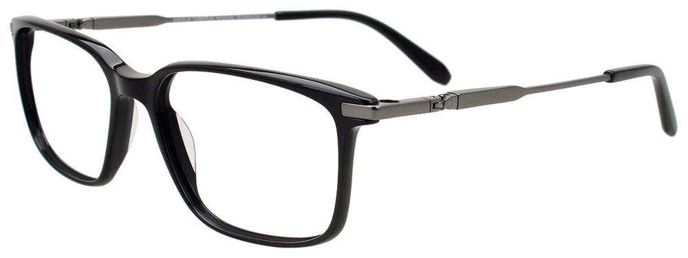 EASYCLIP EC714 Eyeglasses 090 Shiny Black 54mm