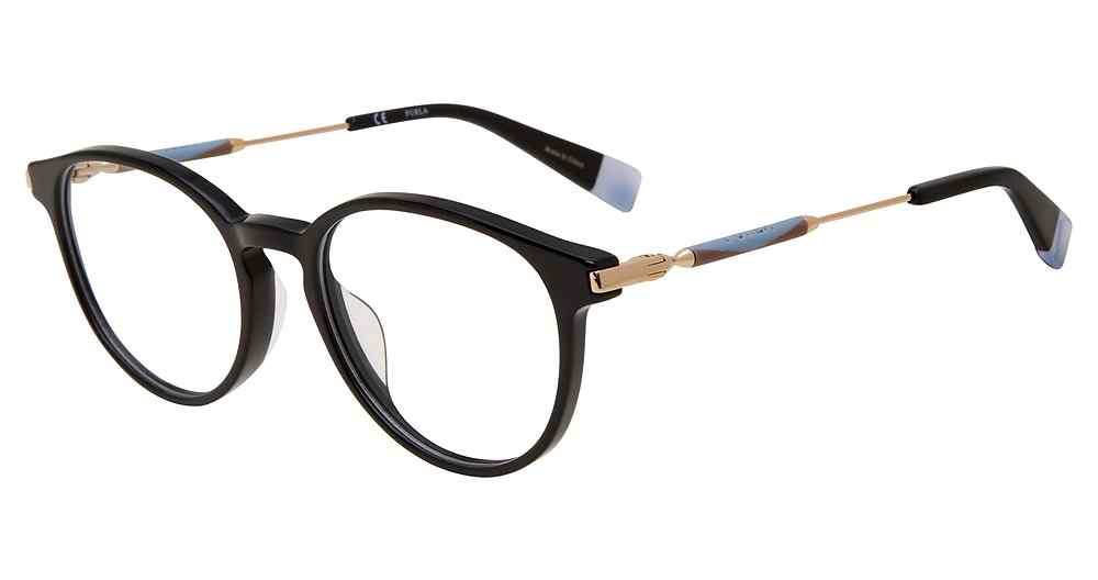 FURLA OPTICAL VFU297 Eyeglasses BLACK-0700 50mm
