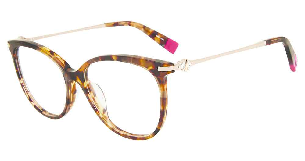 FURLA OPTICAL VFU186S Eyeglasses TORTOISE-07D7 53mm