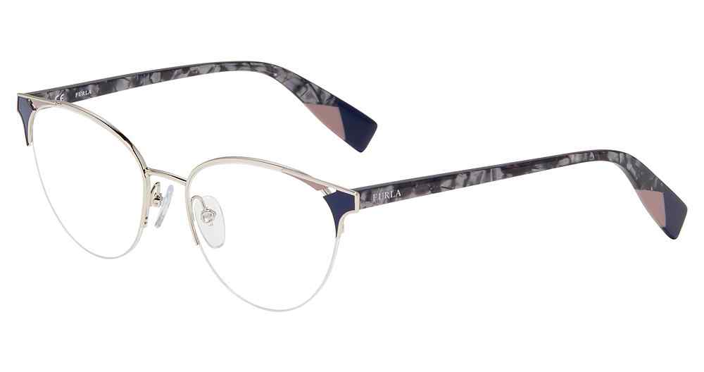 FURLA OPTICAL VFU361 Eyeglasses SILVER-0538 53mm