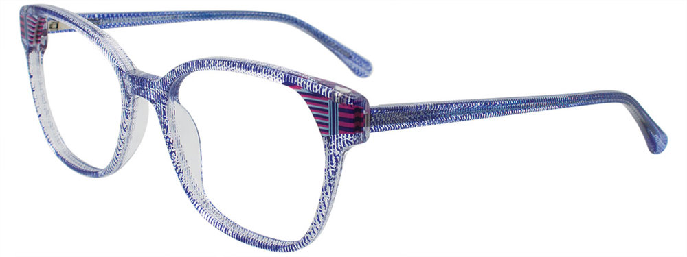 TAKUMI TK1299 Eyeglasses 050 Ultramarine & Crystal 52mm