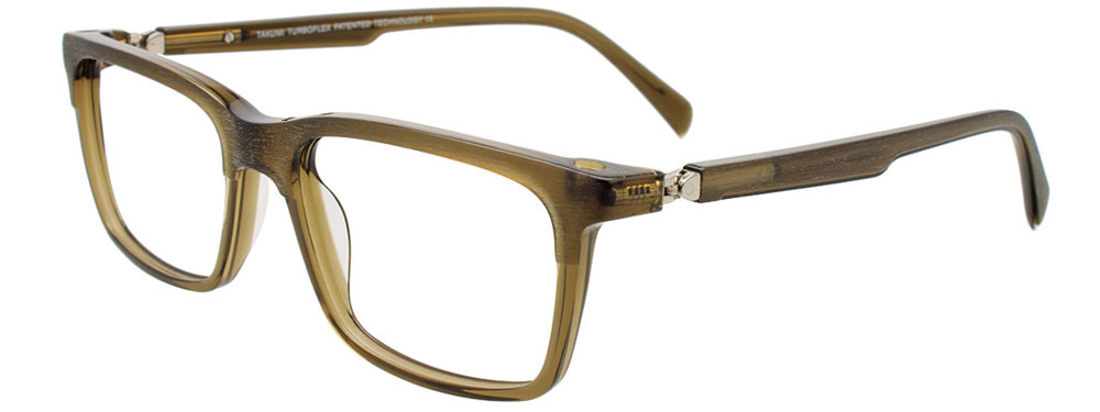 TAKUMI TK1294 Eyeglasses 060 Transparent Khaki Brushed 54mm