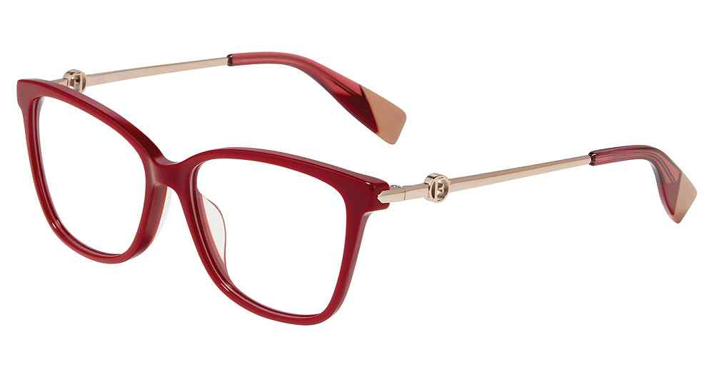 FURLA OPTICAL VFU356 Eyeglasses BURGUNDY-09FH 54mm