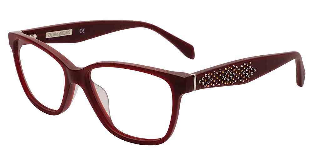 ZADIG & VOLTAIRE OPTICAL VZV179 Eyeglasses RED-9GRM 54mm