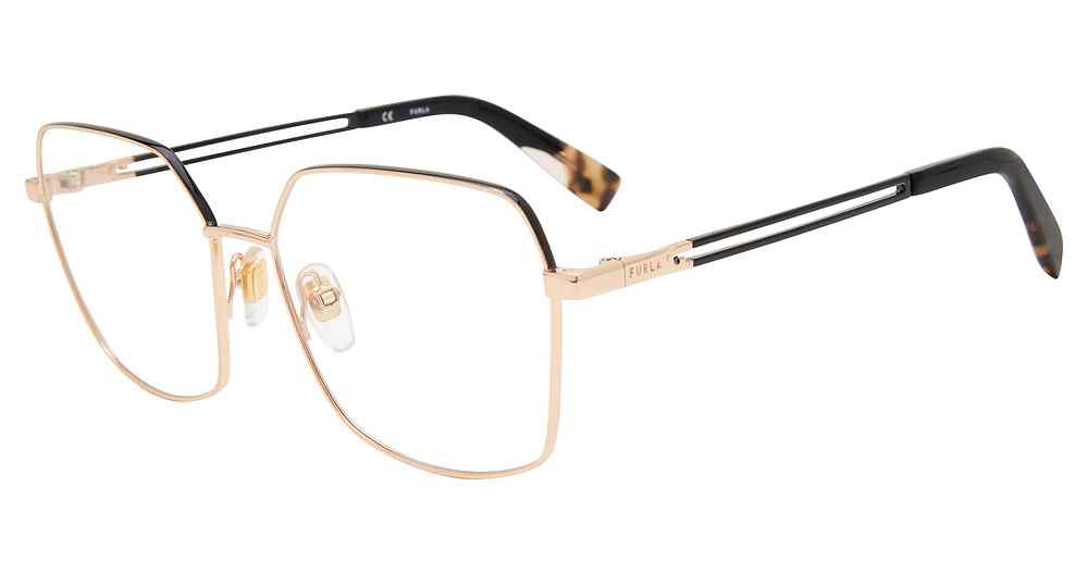 FURLA OPTICAL VFU506 Eyeglasses GOLD-08MZ 55mm