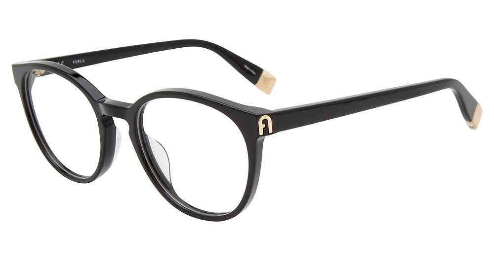 FURLA OPTICAL VFU393 Eyeglasses BLACK-0700 50mm