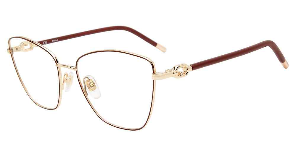 FURLA OPTICAL VFU549 Eyeglasses PURPLE-0307 55mm