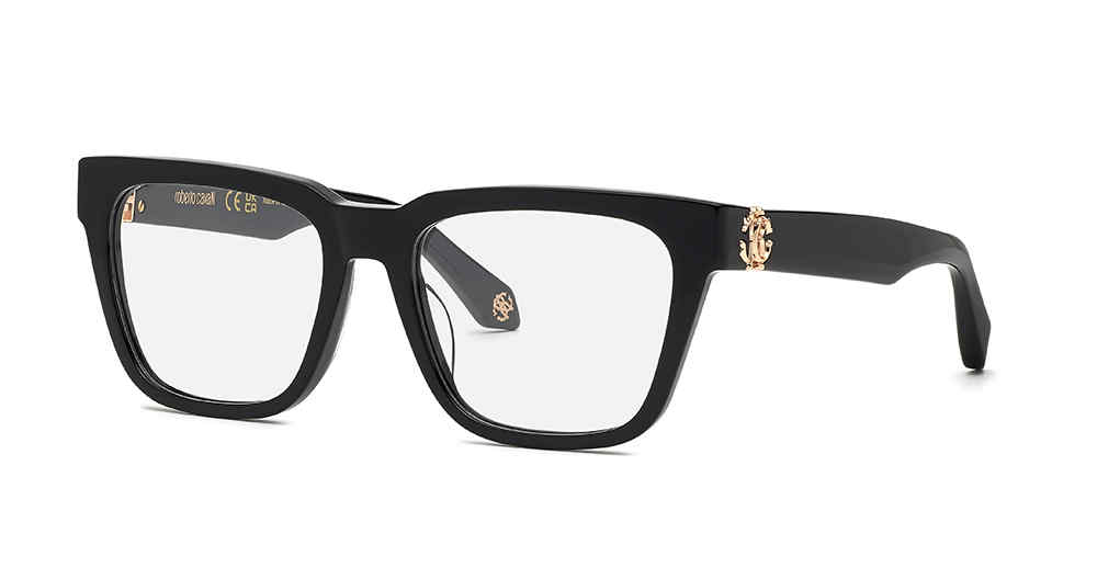 ROBERTO CAVALLI OPTICAL VRC026M Eyeglasses BLACK–0700 54mm