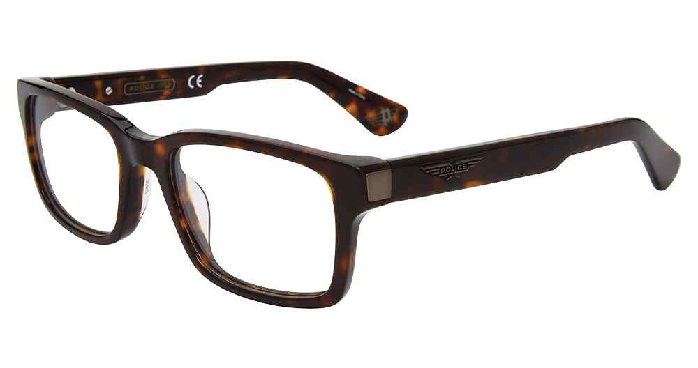 POLICE OPTICAL VPLE36 Eyeglasses TORTOISE-0722 52mm