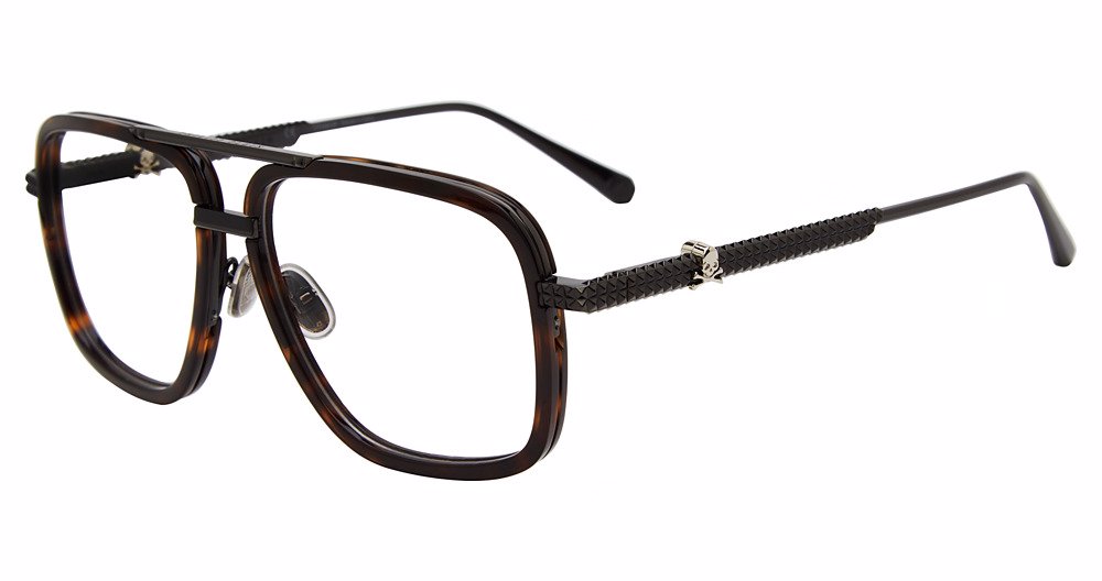 PHILIPP PLEIN OPTICAL VPP063V Eyeglasses GUNMETAL-0593 58mm