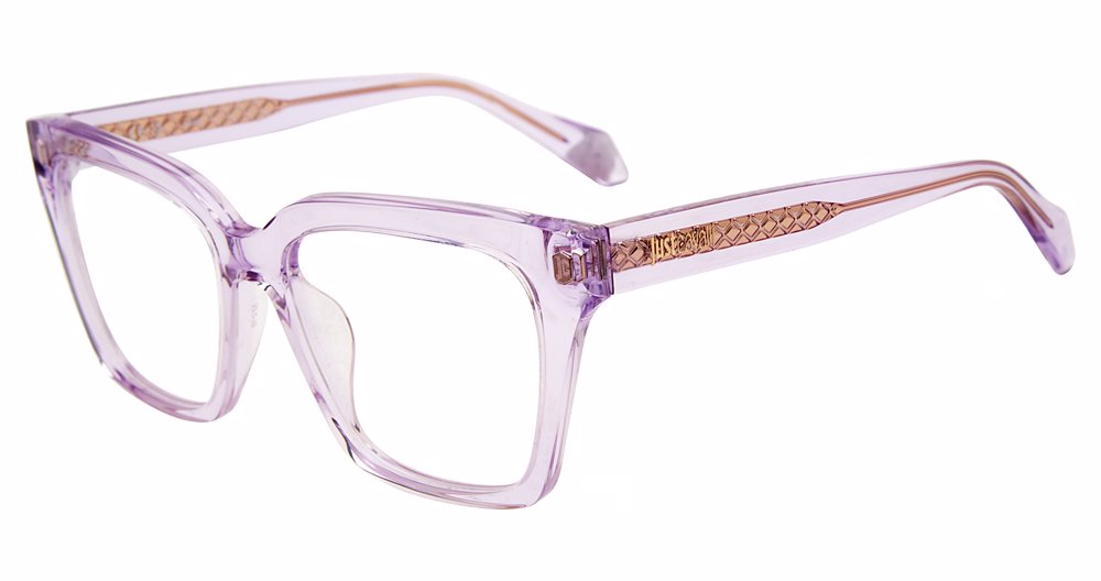 JUST CAVALLI OPTICAL VJC002 Eyeglasses TRANSP.VIOLET--06SC 52mm